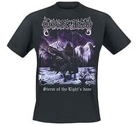 Dissection Storm of The Light's Bane Uomo T-Shirt Nero 100% Cotone Regular