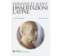 Dissertazioni latine. Testo latino a fronte