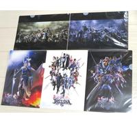 Dissidia Final Fantasy NT Clear File Folder All 5 Set Japan Lawson Limited New