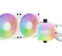 be quiet! Light Loop 240mm White dissipatore a liquido per CPU overclockate, 2 ventole ARGB Light Wings LX 120mm PWM high-speed, unità di raffreddamento con LED, hub PWM-ARGB