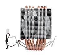 Dissipatore CPU con 6 Heat Pipe per Raffreddamento Efficace | Migliora il raffreddamento del condotto, un\'efficiente dissipazione del calore, un basso consumo energetico