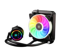 Dissipatore CPU Liquido Professionale Nero per Gaming e Overclocking | Alluminio e Rame, Raffreddamento Efficiente Liquido Anti-gelo, Montaggio Facile su Telaio PC