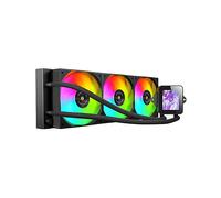 MARSGAMING ML-VISION360, Liquid Cooling AIO, TDP 600W, 3 ARGB FANFDB, LCD IPS 4:
