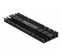 Dissipatore DeLock 18285 Alluminio Nero 70mm per SSD M.2