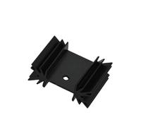 Dissipatore di calore 5 pezzi di dissipatore di calore for tubo transistor, radiatore di raffreddamento, 25 x 34 x 12 mm, pinne for dissipatore di calore, IC