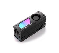 Dissipatore di Calore ARGB M.2 SSD con Ventola PWM da 20 mm Integrata, 5 V, 3 Pin, ARGB Sync, Dissipatore di Calore SSD Ad Alte Prestazioni per M.2