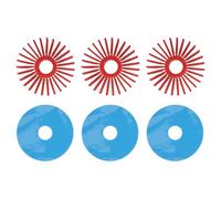 Dissipatore di calore del motore passo-passo per stampante 3D 3 pezzi Accessori di ricambio per dissipatori di calore in alluminio rotondo 36 mm 1.0 2.4