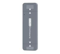 Dissipatore di calore di alluminio di progettazione della copertura magnetica dell'involucro solido del disco di USB A/C 2230