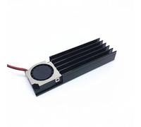 Dissipatore di calore for disco rigido SSD M.2 con pad termico ventola 70x22x10MM Disco rigido for laptop SSD Pinna in alluminio Nvme 512(5v Dupont)