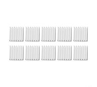 Dissipatore di calore in alluminio, 14 x 14 x 6 mm, con alette, per chip Ic, CPU per Ram Led Diode Router Scheda madre, componenti elettronici raffreddamento passivo (10 pezzi)