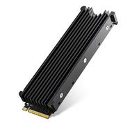 Dissipatore di calore M.2 2280 NVMe SSD per Samsung 990 Pro/990 EVO Plus/ 9100 Pro/ 970 EVO Plus/ 980 PRO/ 860 EVO, dissipatore di calore per PC con cuscinetto termico in silicone, nero