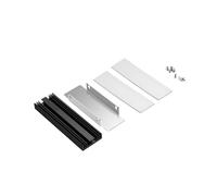 Dissipatore di Calore M.2 NGFF NVME 2280 SSD con Pad Termico, Radiatore di Raffreddamento In Lega di Alluminio per PS5, Dissipatore di Calore per PC