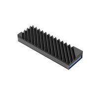 Dissipatore di Calore M.2 SSD M2 2280 Disco Rigido A Stato Guarnizione In Alluminio con Cuscinetto Termico In Silicone Accessori per PC Nero