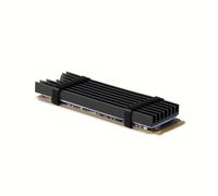 Dissipatore di calore passivo Axagon Clr-m2l6 - SSD M.2, SSD da 80 mm, alluminio, cuscinetti termici in silicone, altezza 6 mm
