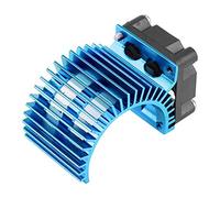 Dissipatore di Calore RC, Raffreddamento Efficiente per Motori Elettrici, Accessorio Scala 1/10, Compatibile 540/550, Ventola Integrata per Auto RC in Competizione e Modifica