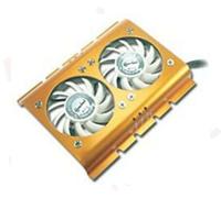 DISSIPATORE HDD COOLER DOPPIA VENTOLA PER HARD DISK 3,5 pollici ATTIVO e PASSIVO