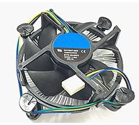 Dissipatore per processore per PC, adatto per Intel core i3/i5/i7 socket 1150/1155/1156, connettore a 4 pin, con dissipatore in alluminio e ventola da 90 mm, per PC desktop