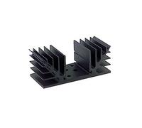 Dissipatore termico aletta di raffreddamento per 2 TO3 in alluminio 4,5°C/W 8237