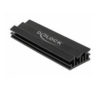Dissipatore termico Delock 18283 alluminio nero 70 mm per SSD M.2