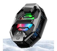 Dissipatore Termico per Telefono, Ventilatore Raffreddatore per Telefono, Radiatore Portatile a Semiconduttore con Luci LED RGB per Tablet Vlog Spiaggia Esterno