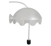 Dissolved Oxygen Device - Acrylic 5.9 Inch Aquarium Aerator Kit | Fish Tank Splash Guard With Hose And Air Stone, Silent Waterproof Oxygen Aerator For Home Living Room, Indoor Aquarium Fish Care