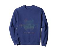 Dissolvenza Ufficiale Imagine Dragons Distress Felpa, Unisex per Adulti, Navy, XL