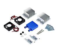 dissot 1 set di mini condizionatore d'aria kit di fai da te termoelettrico per il raffreddamento, sistema di raffreddamento di riFrigorifero + ventilatore per utensili domestici
