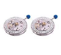 dissot 2X per ETA 2824-2 SELLITA SW200 Bianco 3H Movimento Orologio Meccanico