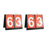 dissot 2X Score Keeper 0-9 Pro Set - sopra la rete e portatile Tennis Pallacanestro Pallavolo Calcio Tennis Tavolo