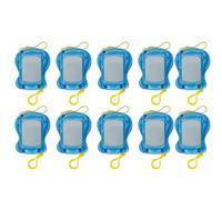 dissot Mini tavola da disegno cancellabile per bambini, lavagna per scrivere graffiti, portachiavi, pendente, tavola da disegno, regalo per festa di compleanno, blu