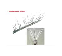 DISSUASORE 80 punte flessibile inox 100cm. confezione da 25mt. piccioni colombi