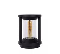 Dissuasore Alluminio Nero IP65 Giardino 22 CM Piccolo E27 Wegeleuchte Esterno
