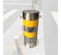 Dissuasore di sicurezza - barriera mobile di parcheggio, palo riflettente per la gestione del traffico, dissuasori di sicurezza antiruggine per vialetti e passerelle