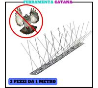 DISSUASORE DISSUASORI PER PICCIONI UCCELLI SCACCIA SPAVENTA ANTI REPELLENTE 1 MT