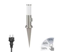 Dissuasore luminoso PORU con picchetto a terra e cavo da 2 m per esterni in