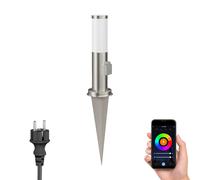 Dissuasore luminoso PORU con picchetto a terra e cavo da 2 m per esterni in