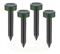 Dissuasore per arvicole, risultati rapidi con frequenza alternata intelligenza artificiale, protezione solare impermeabile e silenziosa, anche contro arvicole