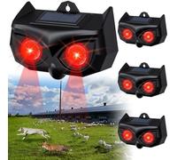 Dissuasore per Gatti Repellente Piccioni, Repellente per Gatti con Luci a LED, Appesi e Impermeabili, Respinge Efficacemente Gli Animali(4 Pezzi)