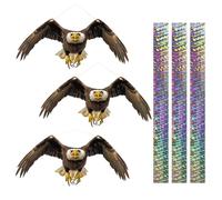 Dissuasore Per Piccioni, Dissuasori Per Piccioni, Dissuasori Per Uccelli, Scaccia Piccioni, Repellente Piccioni, Anti Piccioni Balcone, Cartone Piatto Gufo Spaventa Piccioni 3 Pezzi