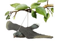 Dissuasore per piccioni, esca per falchi, repellente per uccelli realistico, spaventapasseri impermeabili per uccelli, spaventapasseri appesi con corde sospese per la decorazione del giardino all'ape