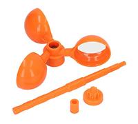 Dissuasore per uccelli, repellente, azionato l, riflettore rotante a 360°, lampeggiante, spaventa gli uccelli per frutteti, laghetti, materiale ABS, lente 48 mm, diametro di