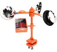 Dissuasore per Uccelli Riflettente, Dispositivo Solare Rotante a 360° con Base Ispessita, dissuasore per piccioni da 12 Pollici Impermeabile e antifulmine per Giardino, Cortile, Fattoria, tettiNuovo