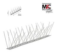 DISSUASORE PER VOLATILI FILOMAT "EuroBirds", L 100 mm, conf. 25 pz, acciaio inox