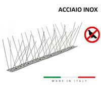 DISSUASORE PER VOLATILI UCCELLI PICCIONI PLURISPILLO INOX 10 MT BASE FLESSIBILE