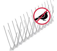 Dissuasore Uccelli 3 Metri - Pre-Assemblato - Sistema Anti Uccelli in Acciaio Inossidabile - Anti Piccioni - Repellente per Uccelli da Esterno