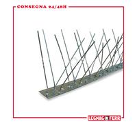 Dissuasori Anti Piccioni Volatili Colombi Acciaio Inox 80 Punte 100 Cm H.12 cm