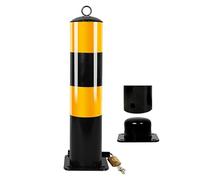 Dissuasori di Parcheggio in Acciaio, Generico Mobile Barriera Parcheggio Auto Rimovibile Dissuasore Parcheggio Avvertimento Pali(50cm/19.7in)