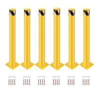 Dissuasori Di Parcheggio Per Auto, Dissuasore Stradali, Dissuasori Parcheggio Fissi, Dissuasori Di Parcheggio Per Auto, Installazione Facile(Yellow-6,24in/61cm)