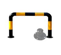 Dissuasori Di Sicurezza A Forma Di U, Dissuasore Di Sicurezza Paletto Di Sicurezza,Barra Anticollisione For Guardrail For Garage,for Parcheggio Lungo La Strada(100x60x7.6cm)