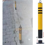 Dissuasori di sosta, Paletto di sicurezza riflettente for il controllo della folla nei parcheggi, barriera mobile fissa for traffico(2,1pck)